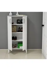 2 Kapak 4 Bölmeli Ayakkabılık